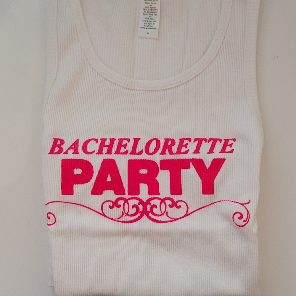 Bachelorette PARTY Screen Print Tank Top - Picture 2 of 2